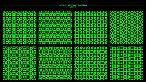 Luxury square and triangle seamless pattern. Modern basic shape pattern design. Illustrazione stock