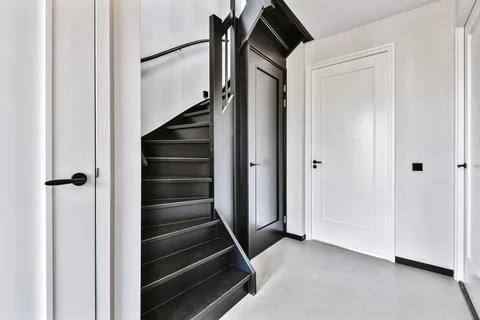 Luxury staircase hall Stock Photos