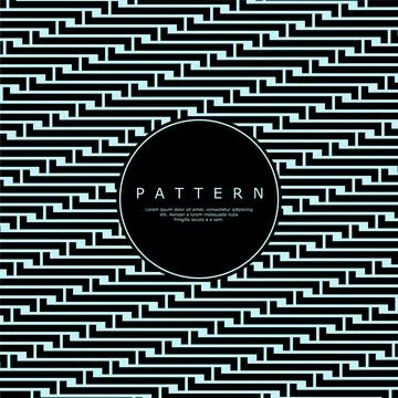 Luxury stripe line abstract pattern design. Elegance zig zag lines pattern. Stock Illustration