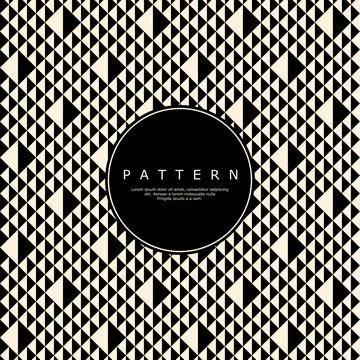 Luxury stripe triangle shape pattern design. Elegant motive pattern vector. Stock Illustration