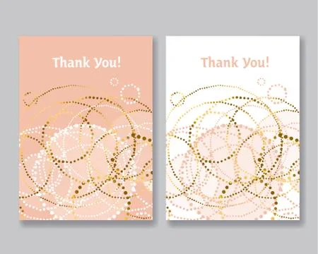 Luxury style abstract circle geometry pattern. Elegant pale rose gold concept Stock Illustration