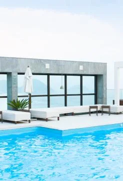 Luxury swimming pool Foto stock