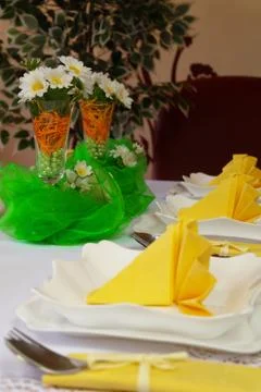 Luxury table Stock Photos