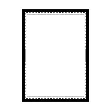 Luxury thick rectangle border frame vector illustration for premium designs 스톡 일러스트