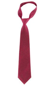 Luxury tie on white background. Stock Photos