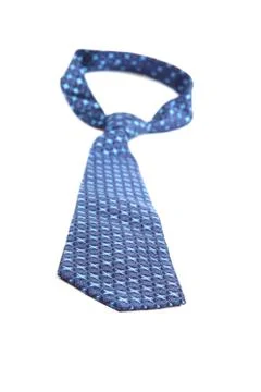 Luxury tie on white background. Stock Photos