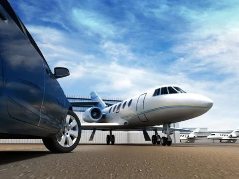Luxury Transportation Stock Illustration