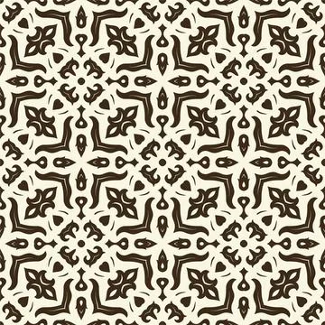 Luxury two colors pattern ornament background. Ethnic seamless ready for prin Stock Illustration