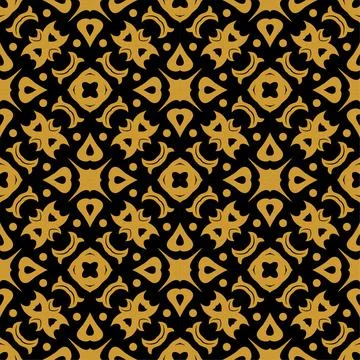 Luxury two colors pattern ornament background. Ethnic seamless ready for prin Stock Illustration