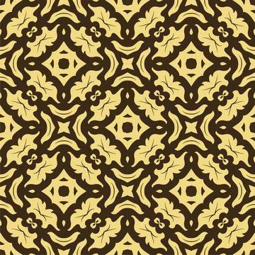 Luxury two colors pattern ornament background. Ethnic seamless ready for prin Stock Illustration