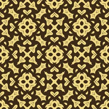 Luxury two colors pattern ornament background. Ethnic seamless ready for prin Stock Illustration