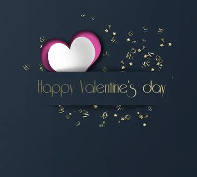Luxury Valentines Day Stock Illustration