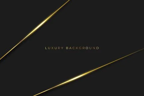 Luxury Vector Background, golden digaonal lines on dark, Premium Banner stock il Stock-Illustration