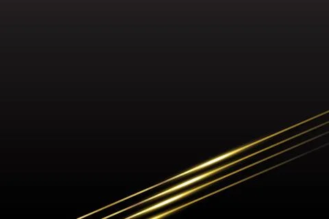 Luxury Vector Background, golden lines on dark, Premium Banner stock illust.. Stockillustratie