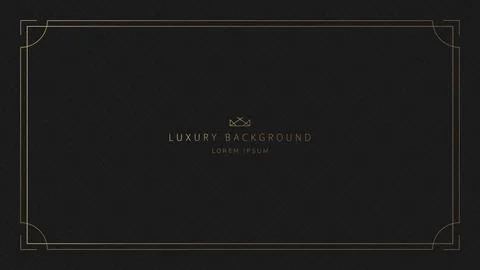 Luxury Vector Background. Premium Banner Stock Illustration