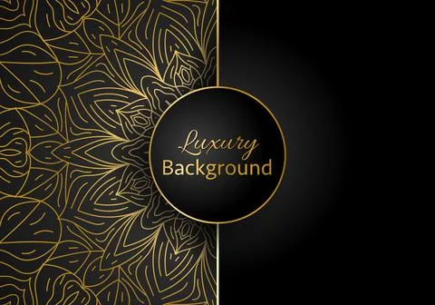 Luxury vector mandala background design with golden color pattern. イラスト素材