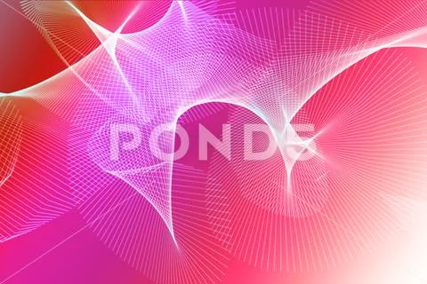 Luxury Vibrant Abstract Design With Delicate Branching Waves PSD 템플릿