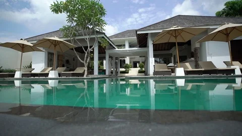 Luxury villa in Bali Stock Footage 86509563