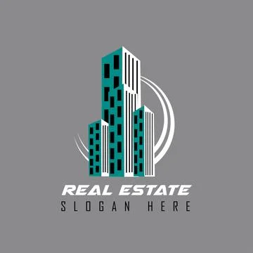 Luxury Villa Logo Stock Illustration