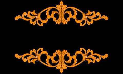 Luxury vintage decoratio element vector design Stock Illustration