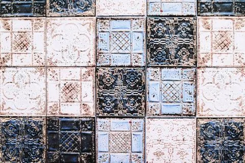 Luxury wall tiles texture as surface background, interior design and decor... Stock Photos