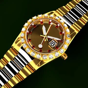 Luxury watch. Stock Illustration