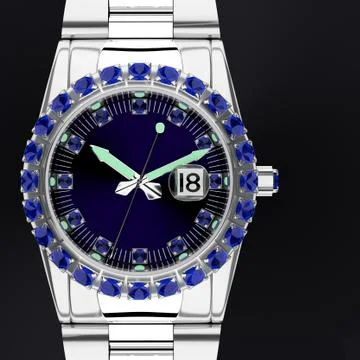 Luxury watch. Illustrazione stock