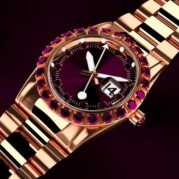 Luxury watch. Stock Illustration