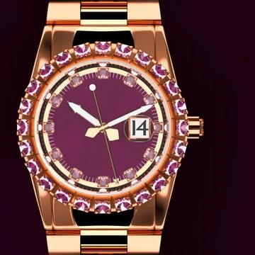 Luxury watch. Stock Illustration
