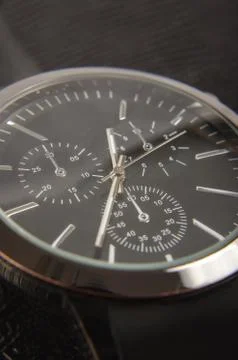 Luxury watch macro close up Foto stock