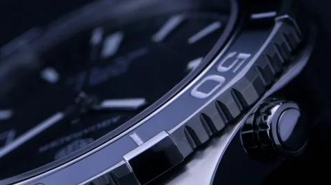 Luxury watch - macro studio shot Stock Footage 61607287