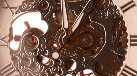 Luxury watch as time flies Stock Footage 54473506