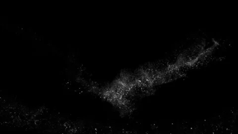 Luxury White Silver Floating Particles Background with Cinematic Sparkle 動画素材 336900300
