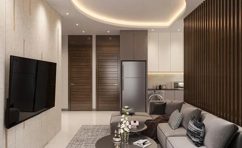 Luxury Window Treatments Adding Elegance and Style to Your Living Room Illustrazione stock