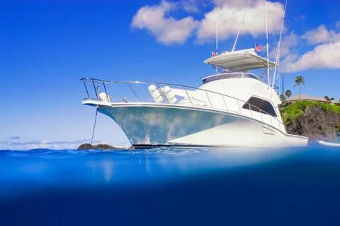 Luxury yacht Stock Photos