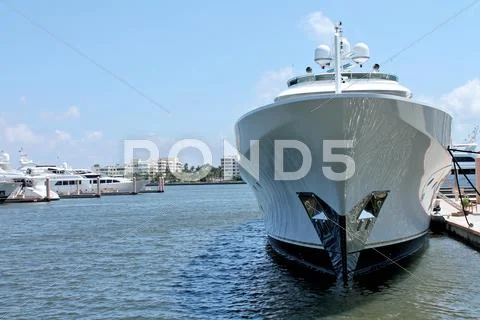 Luxury yacht Stock Photos
