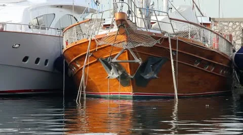 Luxury yachts Stock Footage 24639951