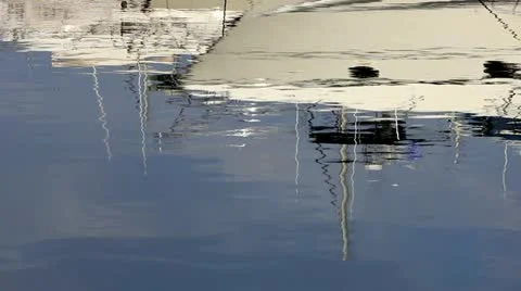 Luxury yachts Stock Footage 24640375