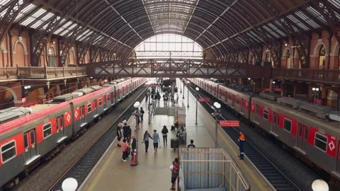 Luz Train station SP Stock Footage 339811019