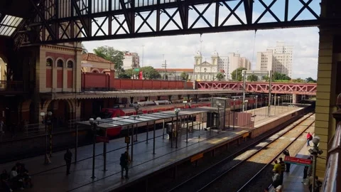 Luz Train station SP Stock Footage 340201622