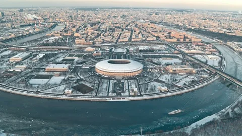 Luzhniki Stadium complex Stock-Footage 93331845
