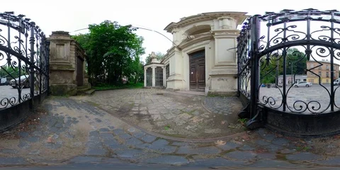 The Lviv Courtyard Stock Footage 91791707