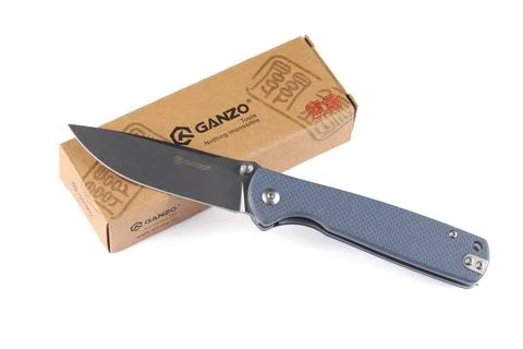 LVIV, UKRAINE - December 08, 2023: Folding knife Ganzo G6805 Stock Photos