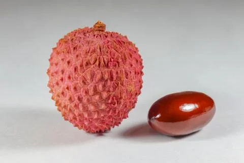Lychee fruit on the background of close-up macro Stock-Fotos