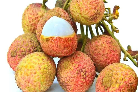 Lychee fruit. Stock Photos