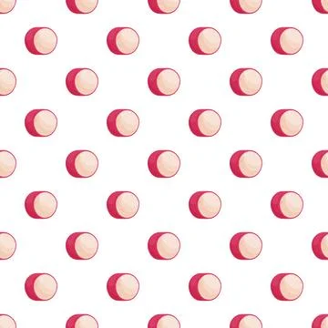 Lychee fruit skin seamless repeating pattern background design Stock Illustration