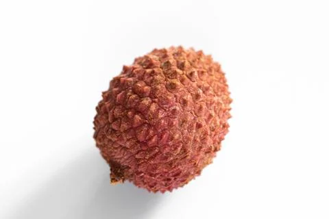 Lychee isolated against white background 스톡 사진