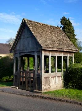 Lychgate, warwickshire Stock Photos