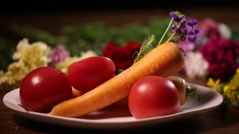 Lycopene carotene vegetable (2) Stock Footage 202233862