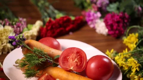 Lycopene carotene vegetable (3) Stock Footage 202233857
